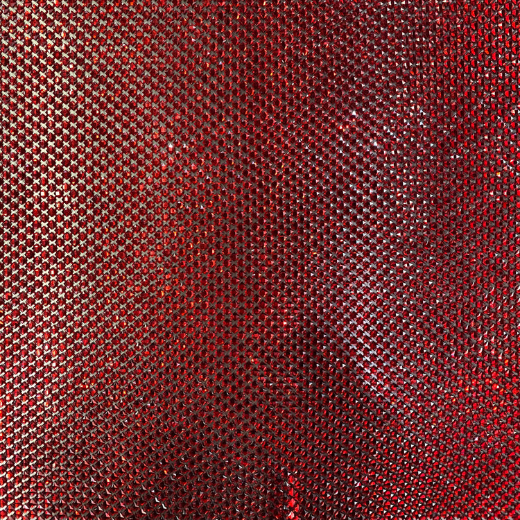 Crystal Glass Mesh - Ruby