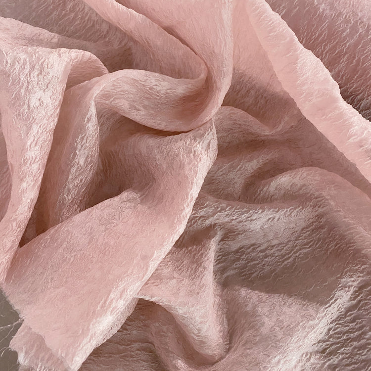 Cloqué Organza - Pink