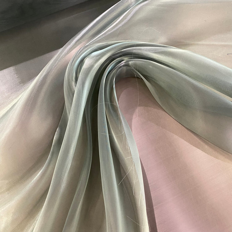 Shimmer Poly/Nylon Organdy (Light Weight Crinoline) - Sage