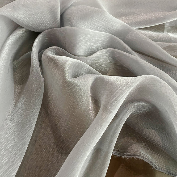 Shimmer Yoryu Chiffon - Silver