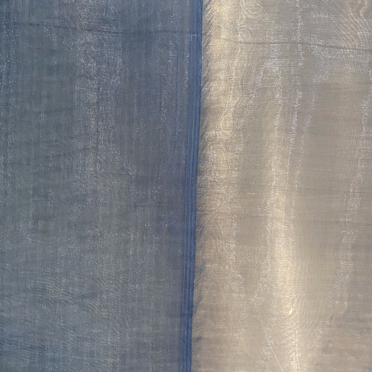 Metallic Organza - Royal Blue