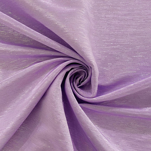 Metallic Dupion - Light Thistle/Silver