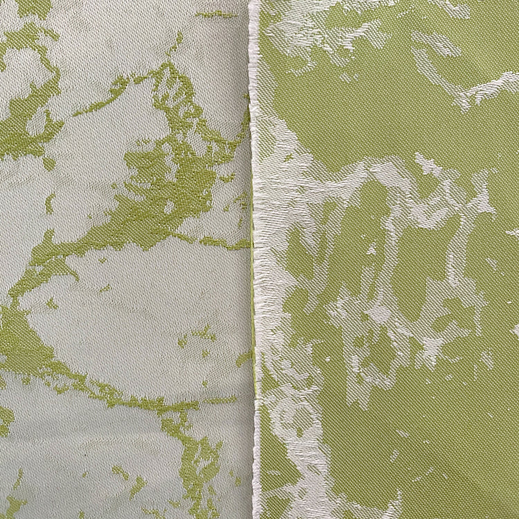 Abstract Marble Jacquard - Lawn Green / Pale Silver