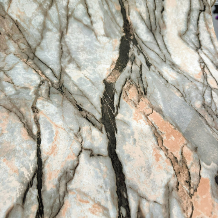 PVC - Deep Vein Marble Print - Gainsboro