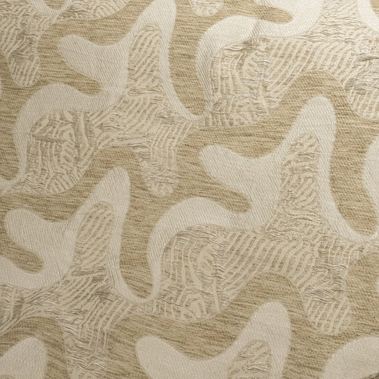 Organic Textured Lines Jacquard - Tan/Wheat