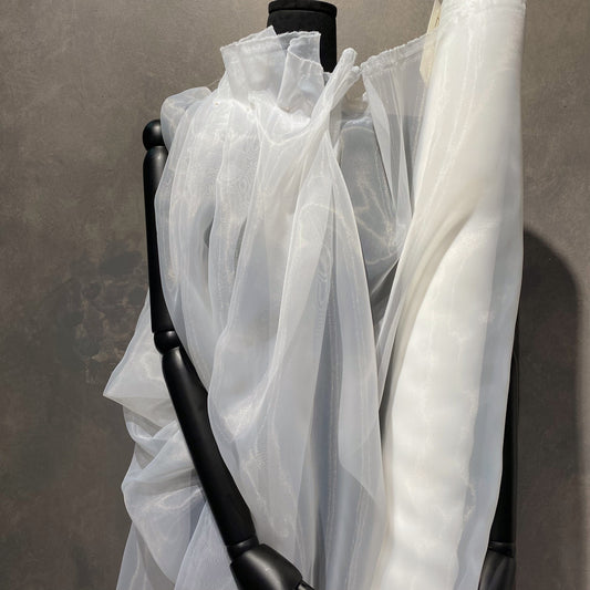 Frosted Organza - White