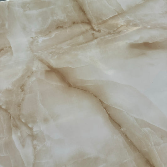 PVC - Marble Print - White