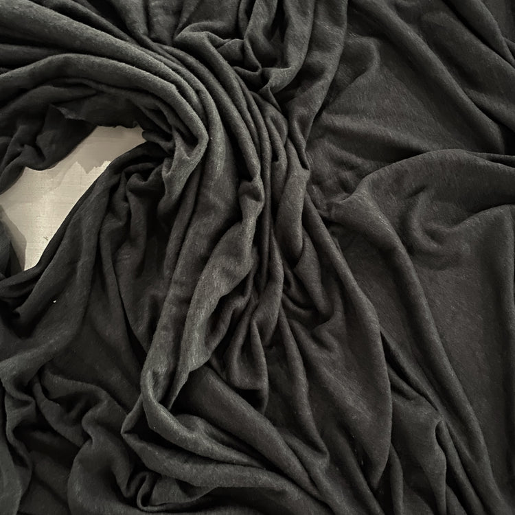 Hemp Single Jersey - Black