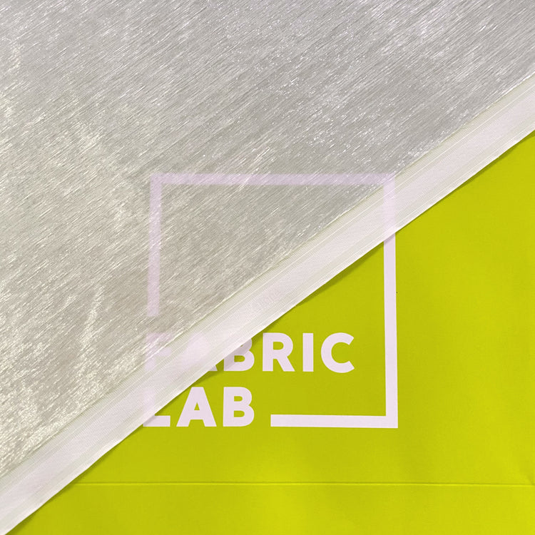 Brushed Metallic Long-Pile Velvet - Creamy White