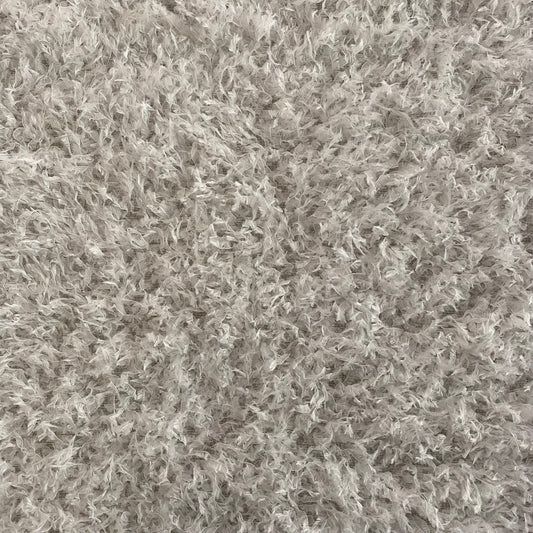 Faux Ostrich Feather Fur - White