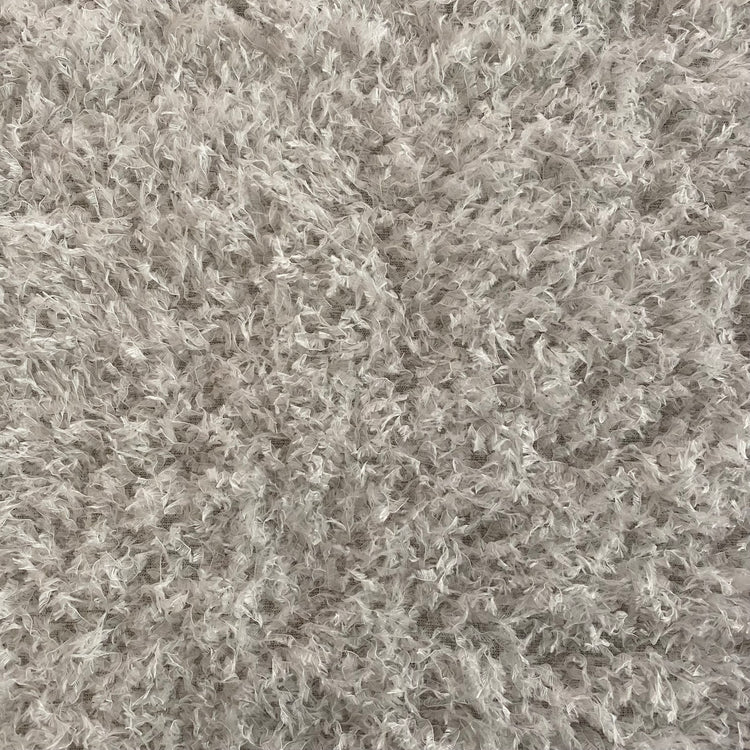 Faux Ostrich Feather Fur - White