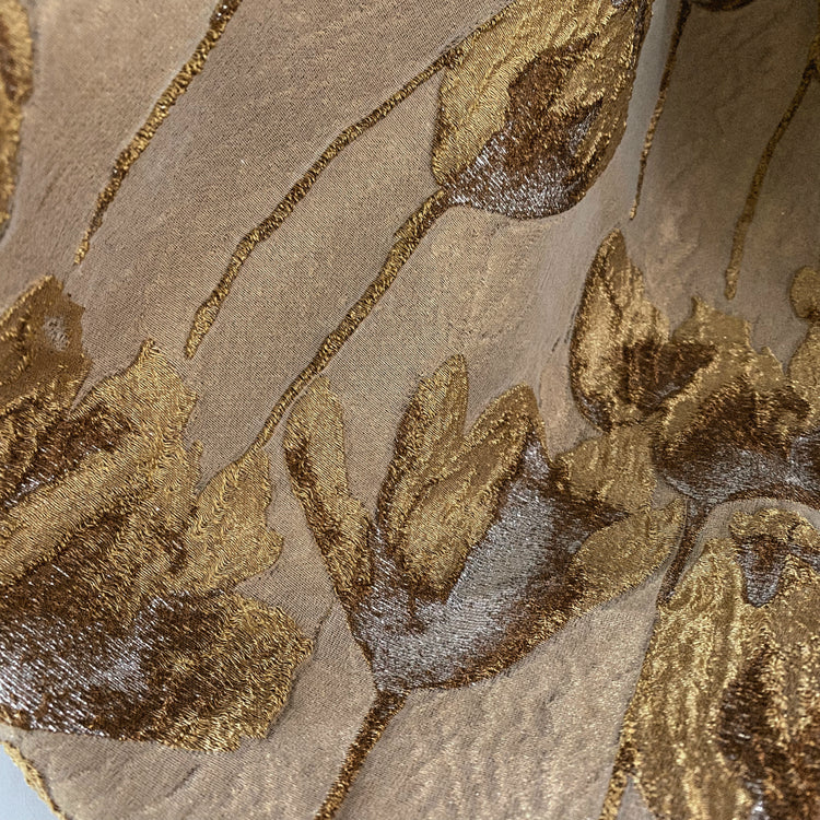 Spring Blossom Brocade - Metallic - Gold