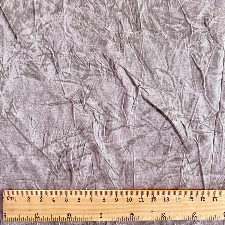 Marble Crushed Satin - Lavender Grey
