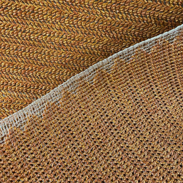 Chevron Basket Weave - Brown