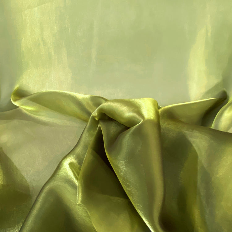 Iridescent Organza - Olive