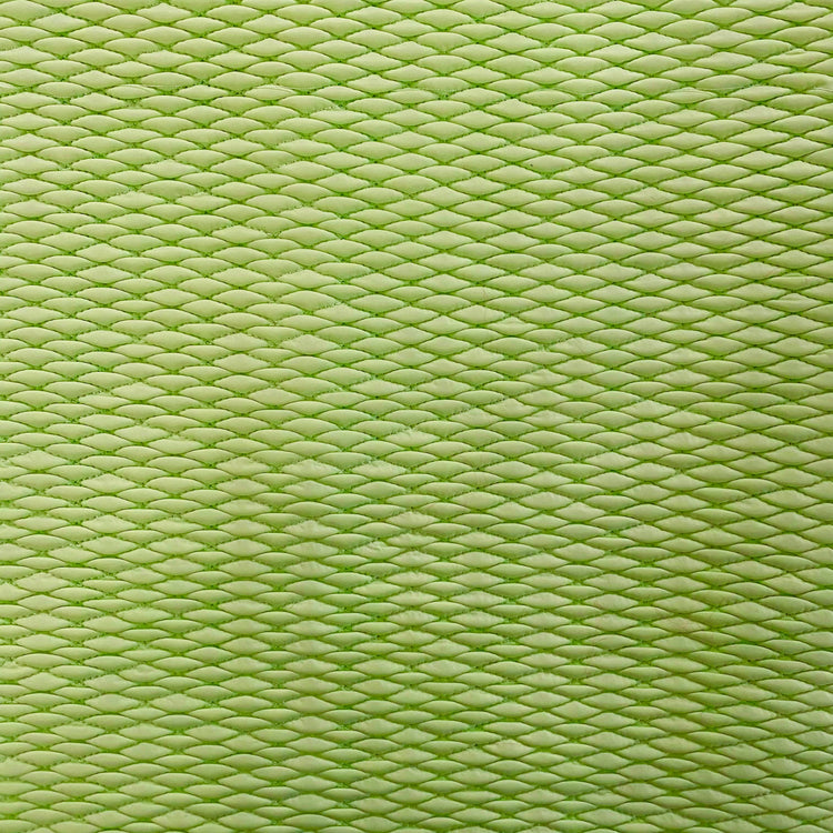 Harlequin Quilted Taffeta / Wadding - Citrus Green