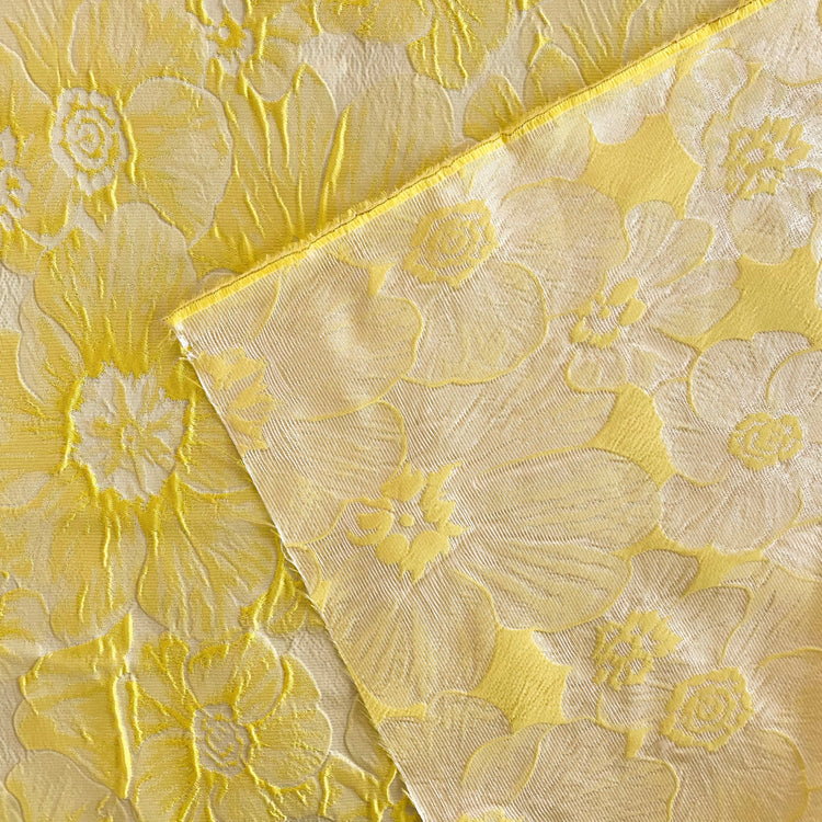 Large Poppy Damask - Yellow