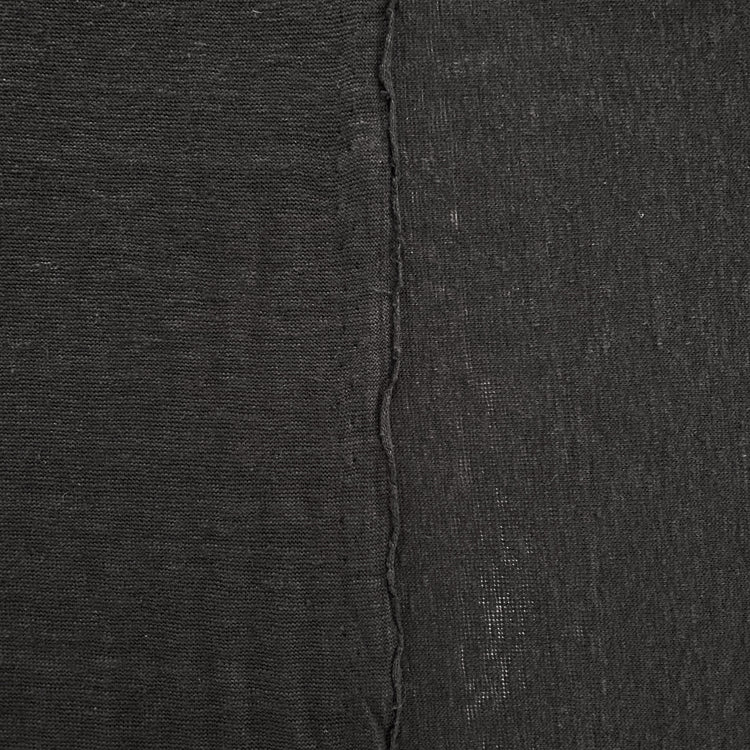 Hemp Single Jersey - Black
