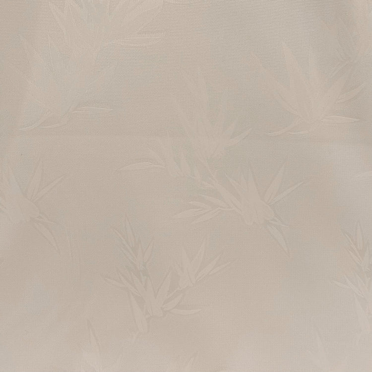 Bamboo Flora Damask - Silk Embroidered - Butter Yellow