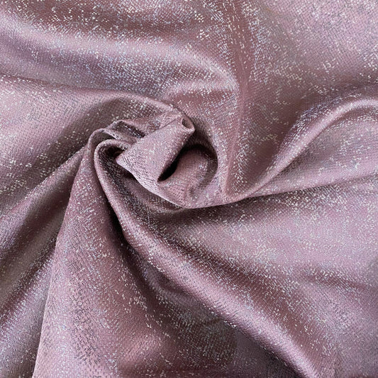 Patina Motif Jacquard - Pink Mauve/Silver