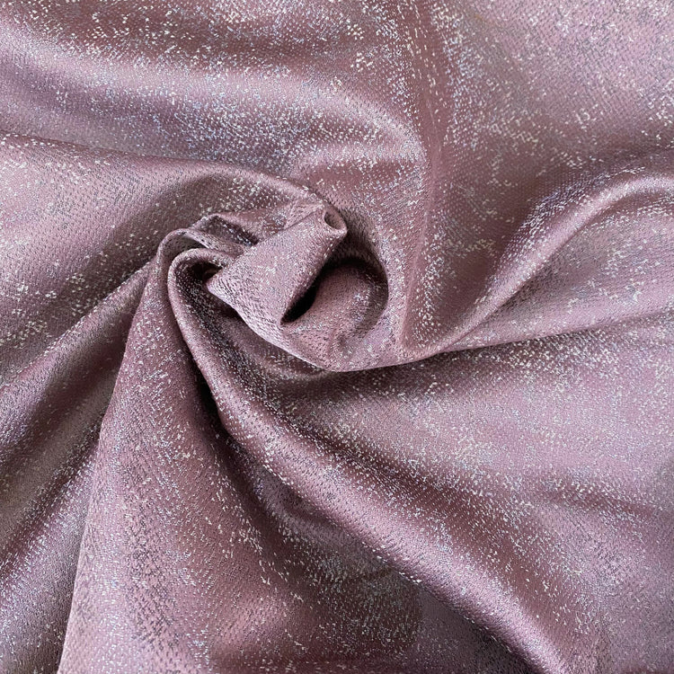 Patina Motif Jacquard - Pink Mauve/Silver