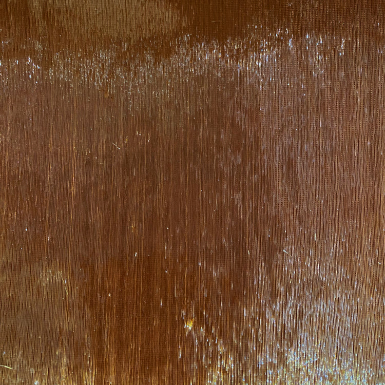Brushed Metallic Long-pile Velvet - Copper