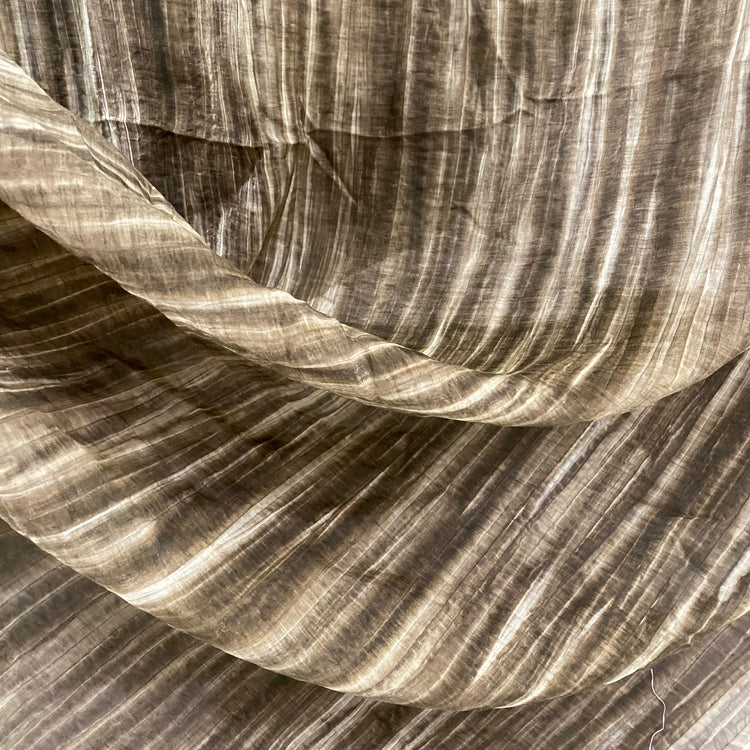 Nature Stripe Cotton Blend - Sienna / Cornsilk