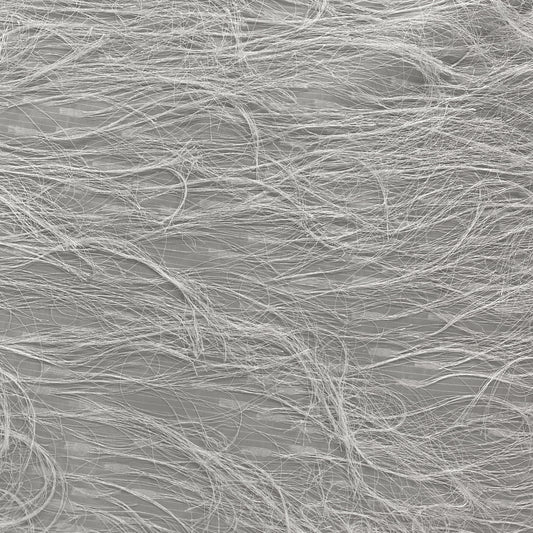 Long Tasseled Dobby Weave - White