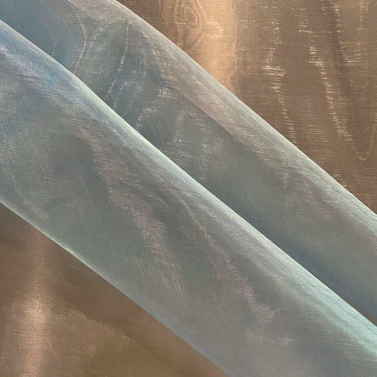 Metallic Organza - Air Blue
