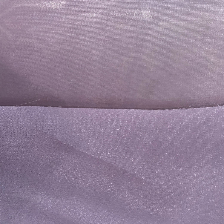 Glacé Shimmer Organza - Thistle Purple