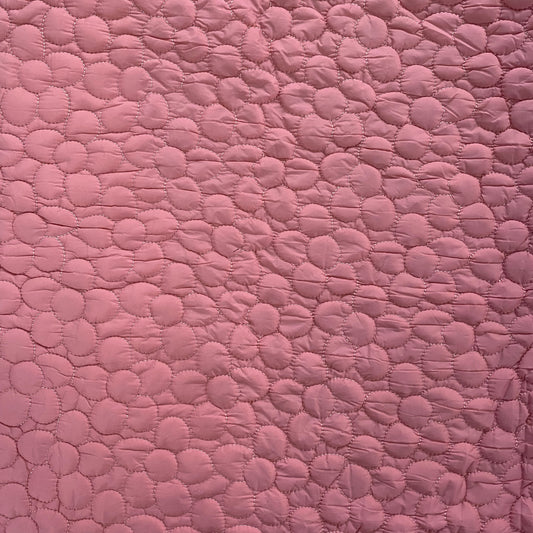 Forget-Me-Not Quilted Taffeta / Wadding - Pink