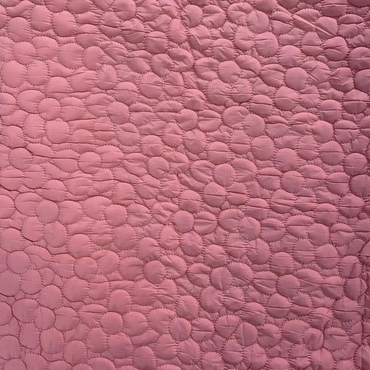 Forget-Me-Not Quilted Taffeta / Wadding - Pink
