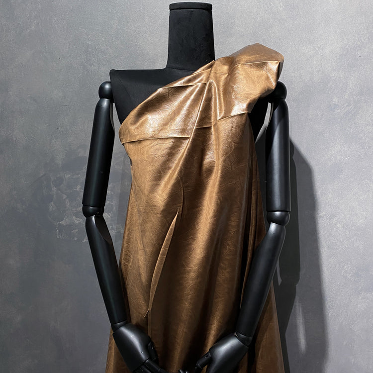 (Remnant) Leather Finish Satin - Chocolate - 2.10m (Stained)