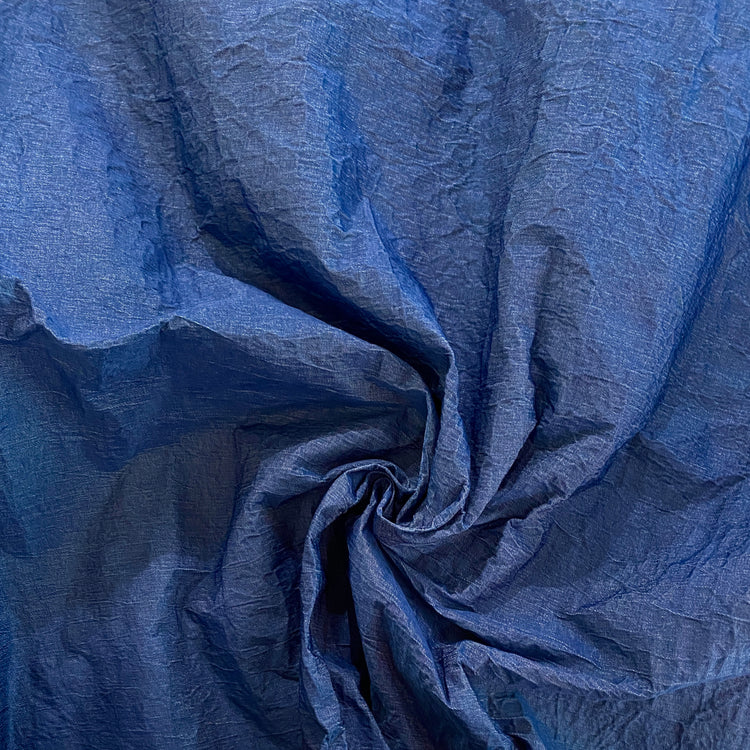 Metal Bonded Chambray- Denim Blue