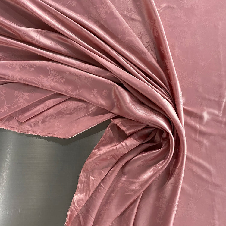 Satin Orchid Damask   Pale Coral