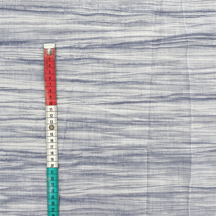 Nature Stripe Cotton Blend - Light Blue / Cornflower Blue