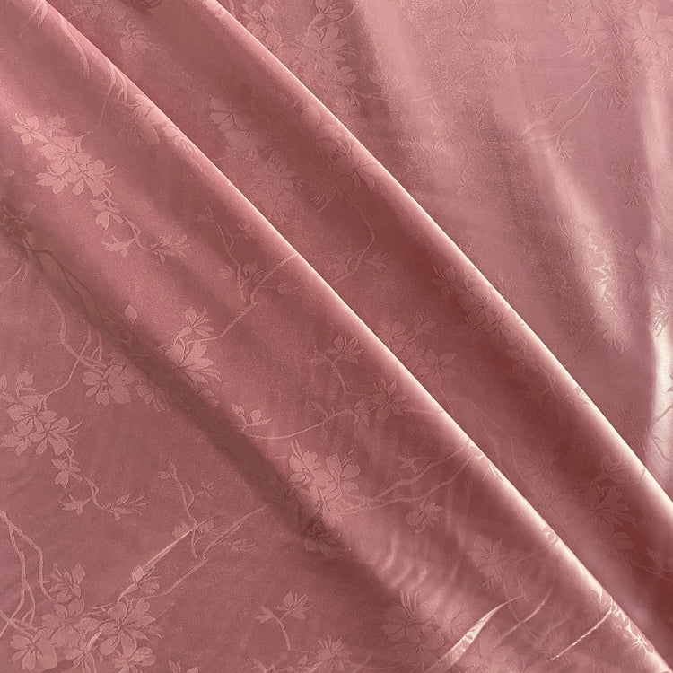 Satin Orchid Damask   Pale Coral