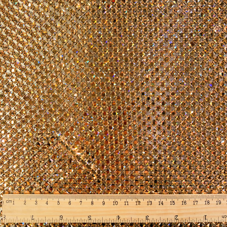Crystal Glass Mesh - Gold
