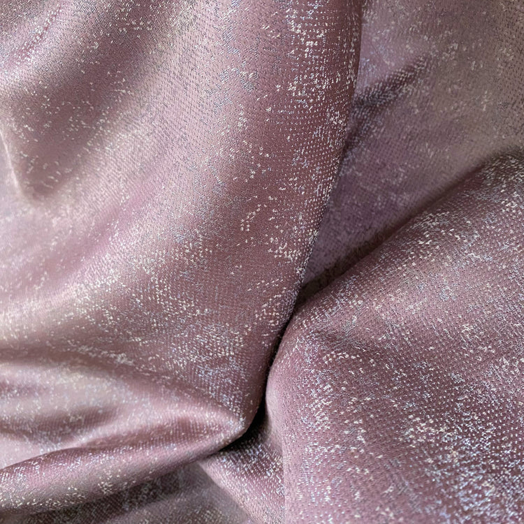 Patina Motif Jacquard - Pink Mauve/Silver
