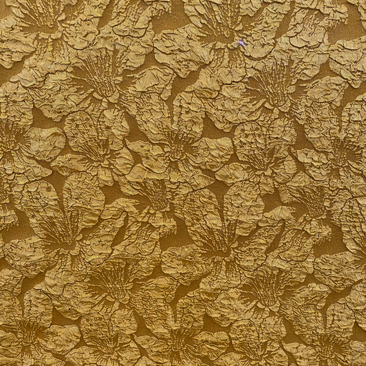 Lily Floral Cloqué - Goldenrod
