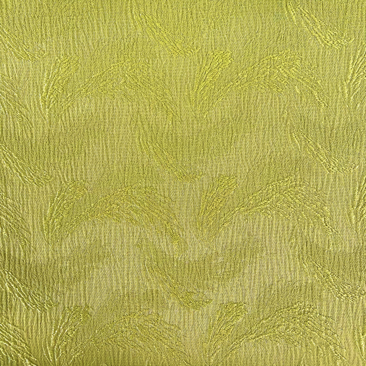 Rippled Floral Damask - Green
