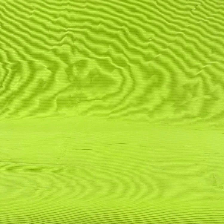 Accordion-Pleated Taffeta - Light Green