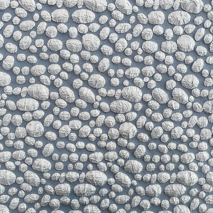 Crinkle Pebble Cloqué - Light Steel Blue