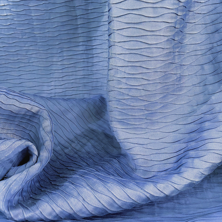 Shot Wave Twill - Blue/Gold