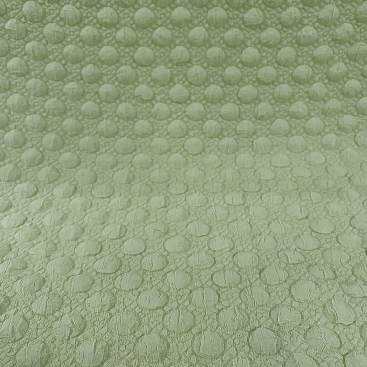 Stretch Bubble-Wrap Double Weave - Mint Green