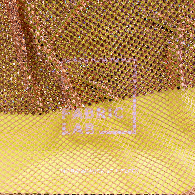 Crystal Glass Mesh - Gold