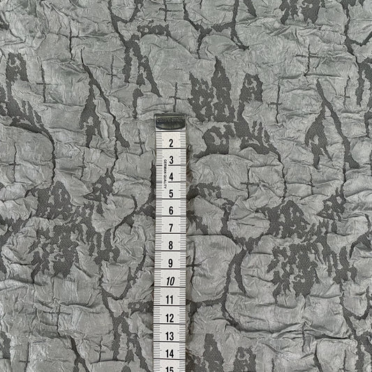 Crinkle Double Weave - Weft-Stretch - Slate Grey