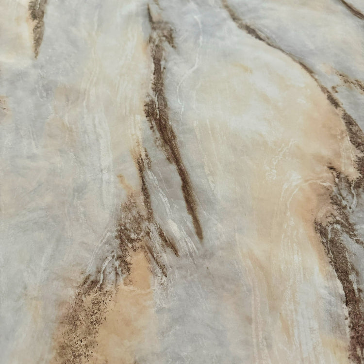 PVC - Wave Vein Marble Print - Wheat/Gainsboro