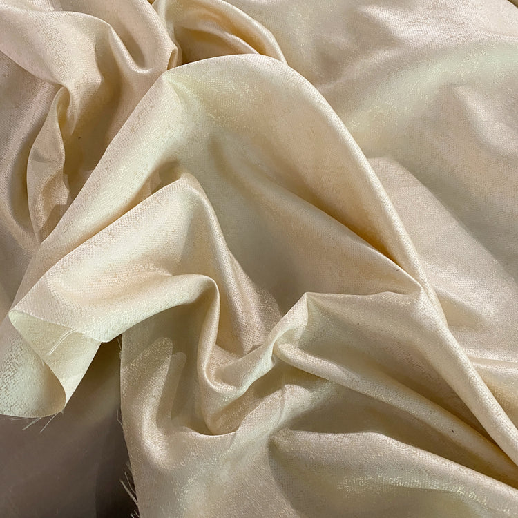 Patina Jacquard - 300cm Wide - Cream / Gold