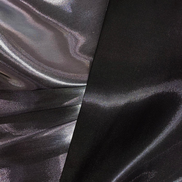 Crystal Nylon Satin - Gunmetal